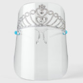 Royal Queen Diamond Tiara Face Shield (Front)