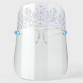 Royal Queen Fancy Diamond Tiara Face Shield (Front)