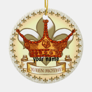 Royal Queen Mother Ceramic Ornament
