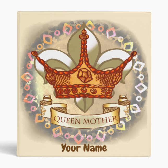 Royal Queen Mother  custom binder (Front)