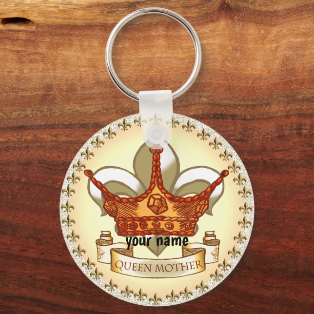 Royal Queen Mother  keychain (Front)