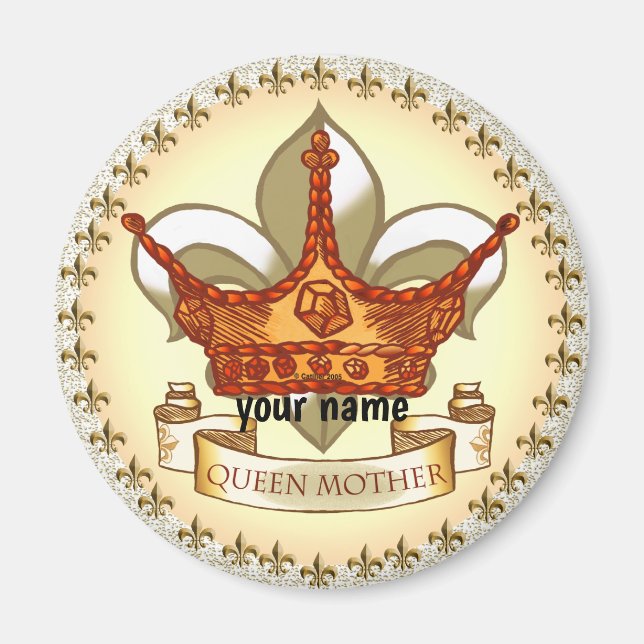 Royal Queen Mother   magnet  (Front)