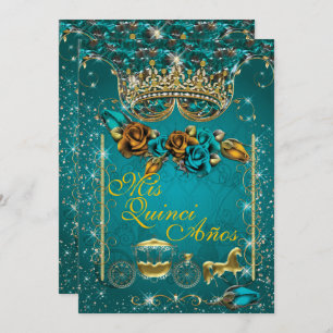 Royal Quinceañera and Sweet 16 Party Invitations
