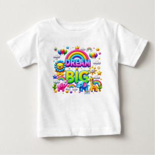 Royal Rainbow Dream Big Tee for kids 