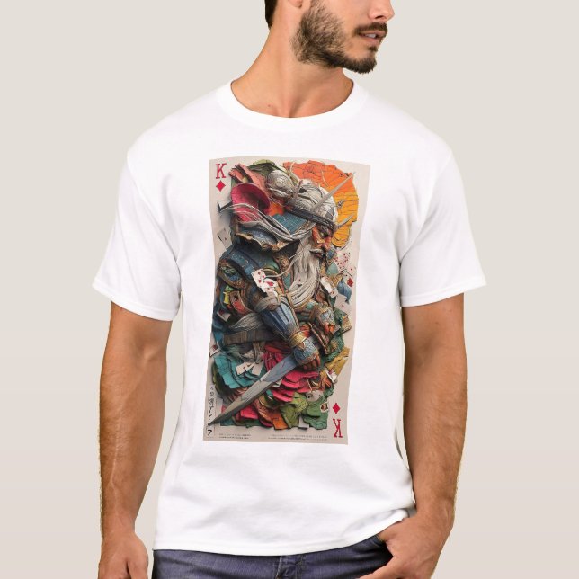 Royal Rebellion – Samurai Card Warriors Art Print  T-Shirt (Front)