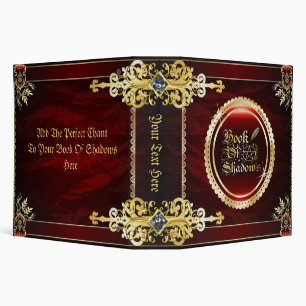 Royal Red Medieval Witchcraft Book Of Shadows Binder