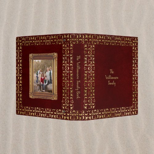 Royal Red Photo Keepsake Album 3 Ring Binder