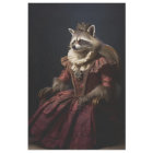 Royal Regal Queen Raccoon Decoupage