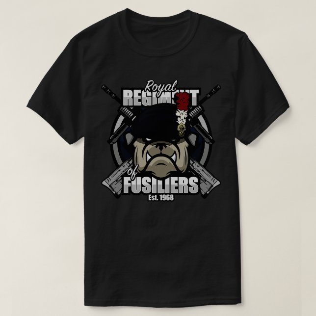 Royal Regiment of Fusiliers 3 T-Shirt (Design Front)