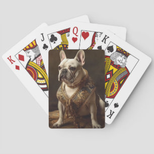 Royal Rembrandt Style French Bulldog Playing Cards