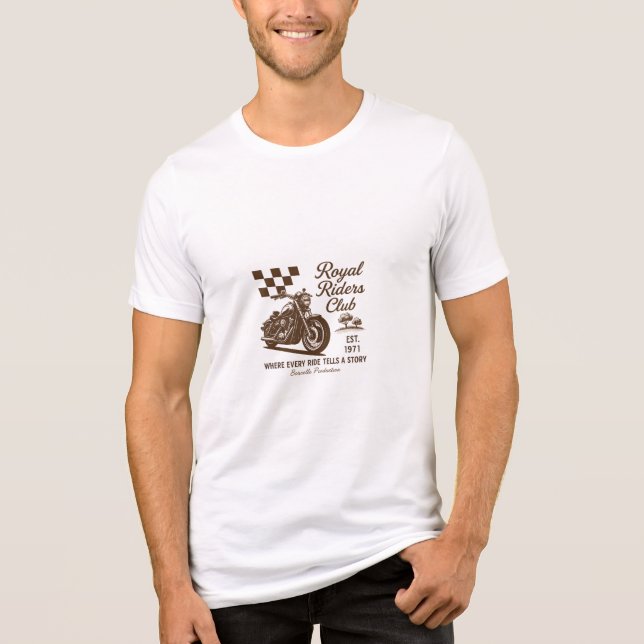 Royal Riders Club Men’s Bella+Canvas Tri-Blend T-S Shirt (Front)