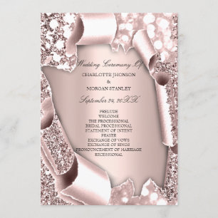 Royal Rose Blush Frame 3D Program Formal