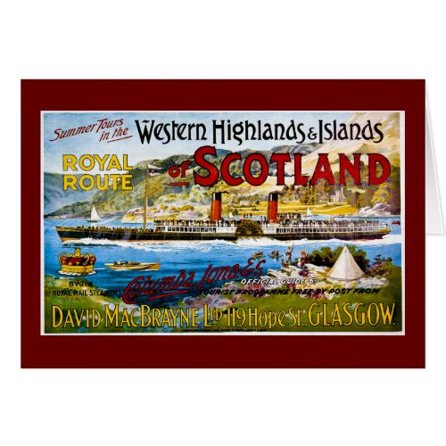 Royal Route of Scotland Summer Tours Vintage