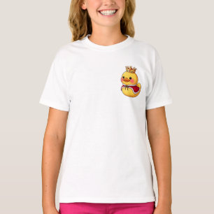 Royal Rubber Duck King Kids T-Shirt