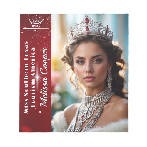 Royal Ruby Shimmer Pageant Autograph Pad