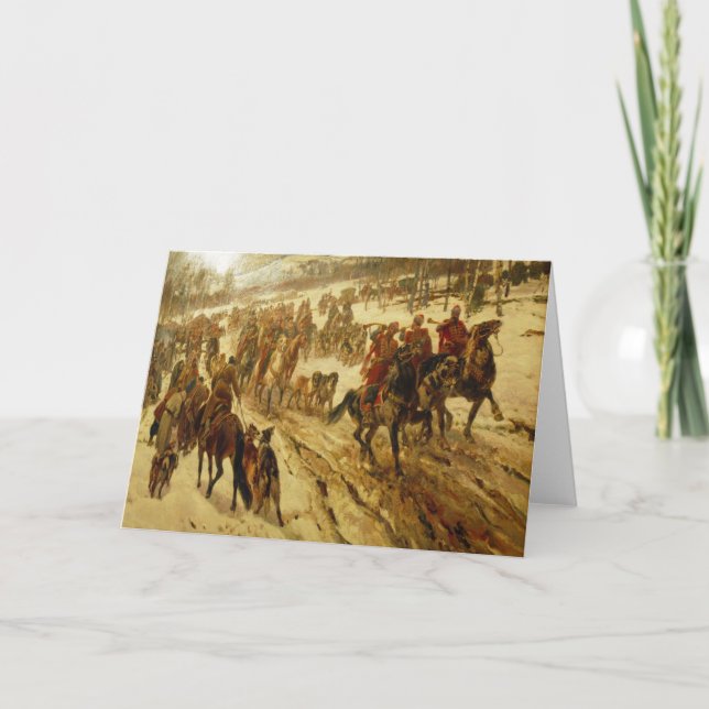 Royal Russian Hunt Card (Front)