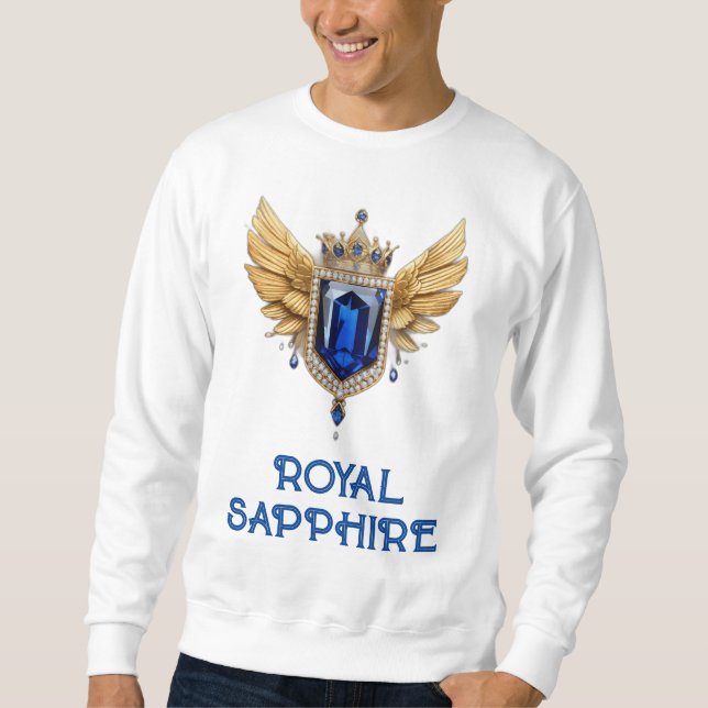 Royal Sapphire Majesty Sweatshirt (Front)