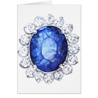 Royal Sapphire Original  Watercolor Cards