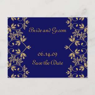 Royal Save The Date Postcards. Announcement Postcard