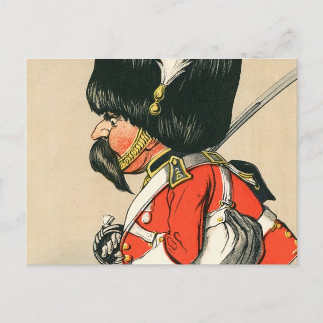 Royal Scots Greys Soldier Postcard (Front)