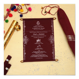 royal scroll invitations zazzle