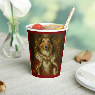Royal Sheltie Paper Cups