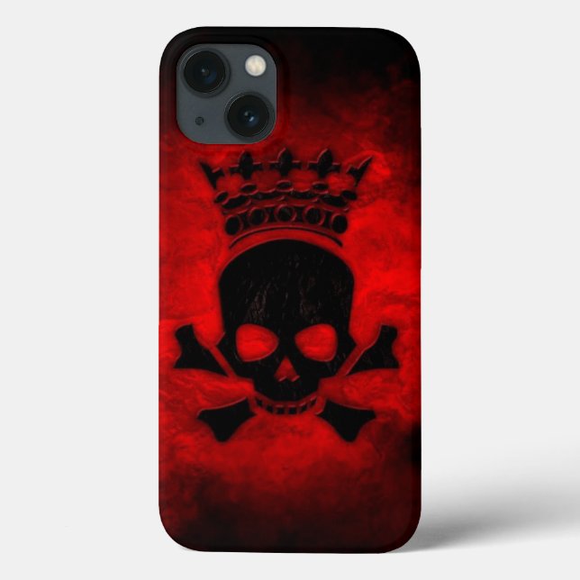 Royal Skull Crown Keychain Case-Mate iPhone Case (Back)