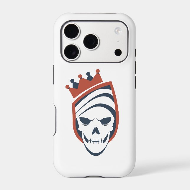 Royal Skull Shield iPhone 17 Pro Case (Back)