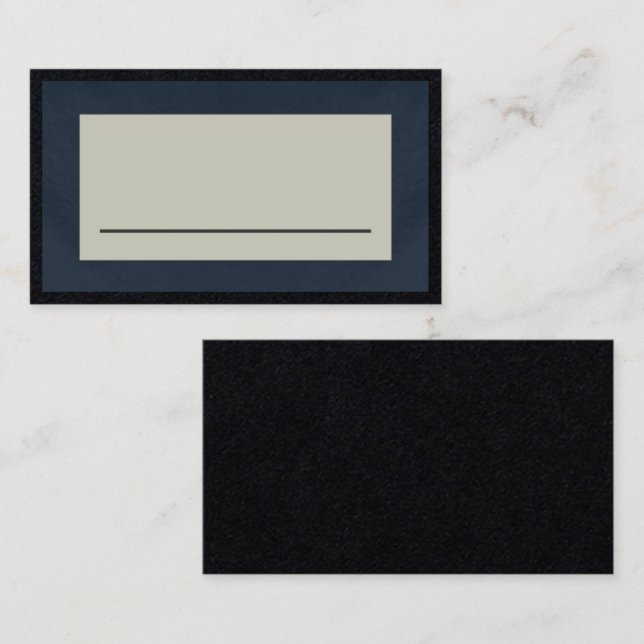 Royal Slate Wedding Place Cards (Front/Back)