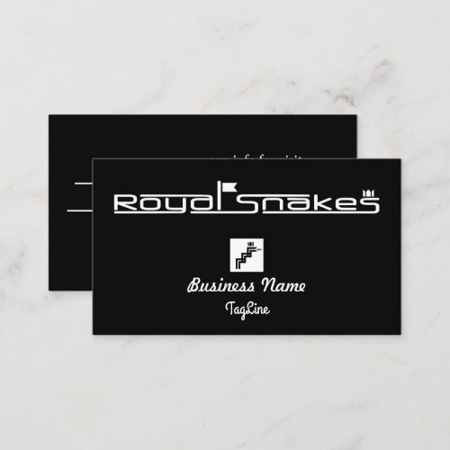 Royal Snakes BlackBusiness Card