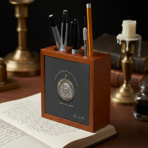 Royal Society of Antiquarians Double-Sided Desk Organizer