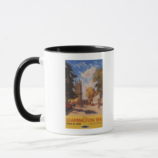 Royal Spa, Street View British Railways Poster Mug (Left)