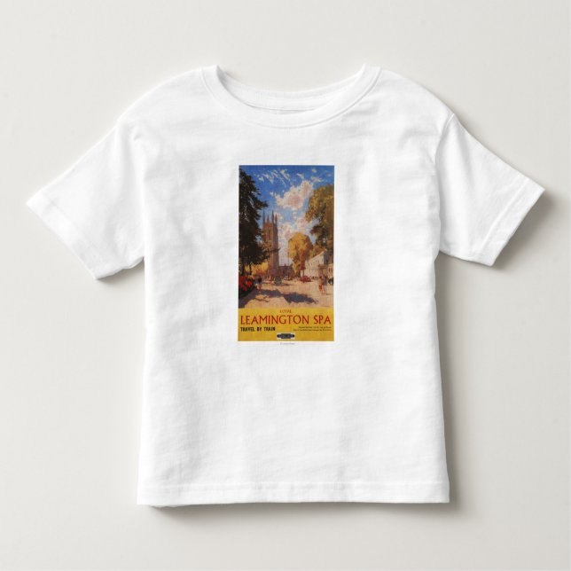 Royal Spa, Street View British Railways Poster Toddler T-shirt (Front)