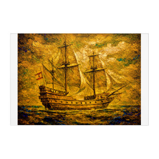 Royal Spanish Galleon Acrylic Print