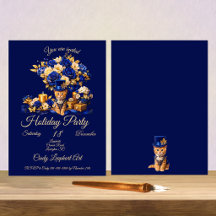 Royal Sparkle Holiday Party Invitation