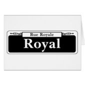 Royal St., New Orleans Street Sign (Front Horizontal)