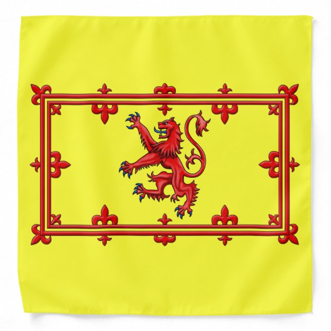 Royal Standard Of Scotland Bandana (Front)