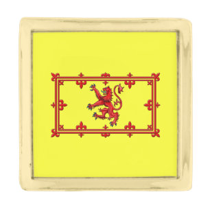Royal Standard Of Scotland Gold Finish Lapel Pin