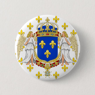 Royal Standard Of The Kingdom Of France, France Pinback Button