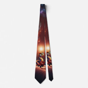 Royal star serpent of the universe.  neck tie