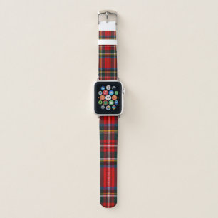 Royal Stewart Christmas Plaid Scottish Apple Watch Band