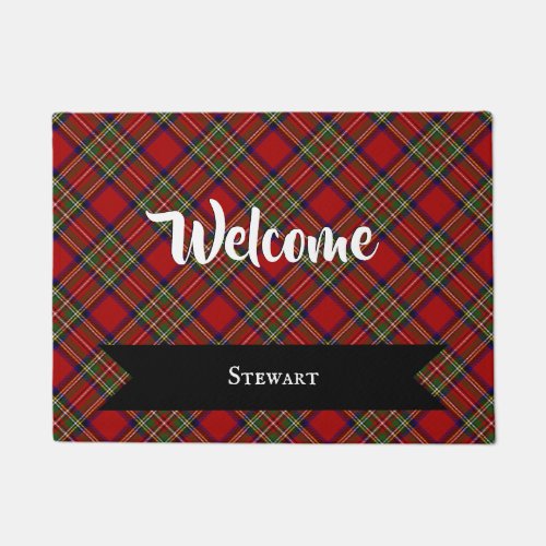 Royal Stewart Clan Scottish Tartan Plaid Pattern Doormat