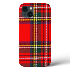 Royal Stewart Clan Tartan Plaid  iPhone 13 Case