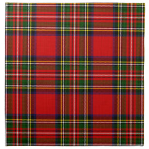 Royal Stewart Clan Tartan Plaid Cloth Napkin