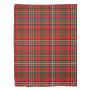 Royal Stewart Clan Tartan Plaid Duvet Cover