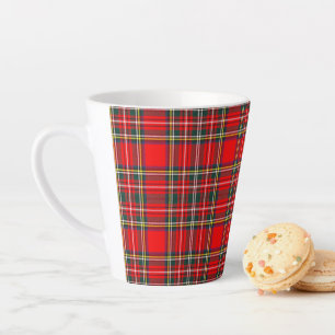 Royal Stewart Clan Tartan Plaid Latte Mug