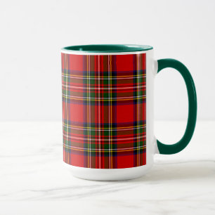 Royal Stewart Clan Tartan Plaid  Mug