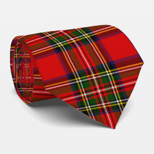 Royal Stewart Clan Tartan Plaid  Neck Tie