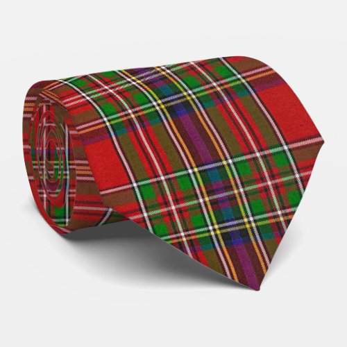 Royal Stewart Clan Tartan Plaid  Neck Tie
