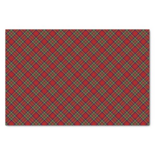 Royal Stewart Clan Tartan Plaid Pattern Tissue Paper